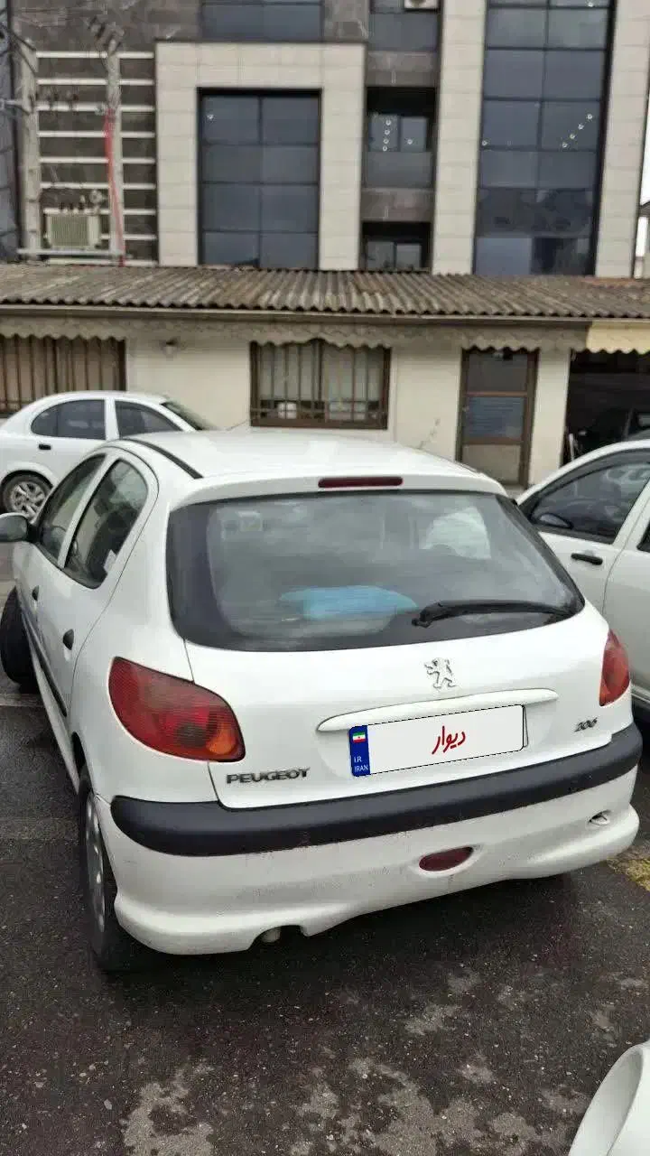 206 تیپ ۲ مدل ۹۵|خودرو سواری و وانت|رشت, شالکو|دیوار