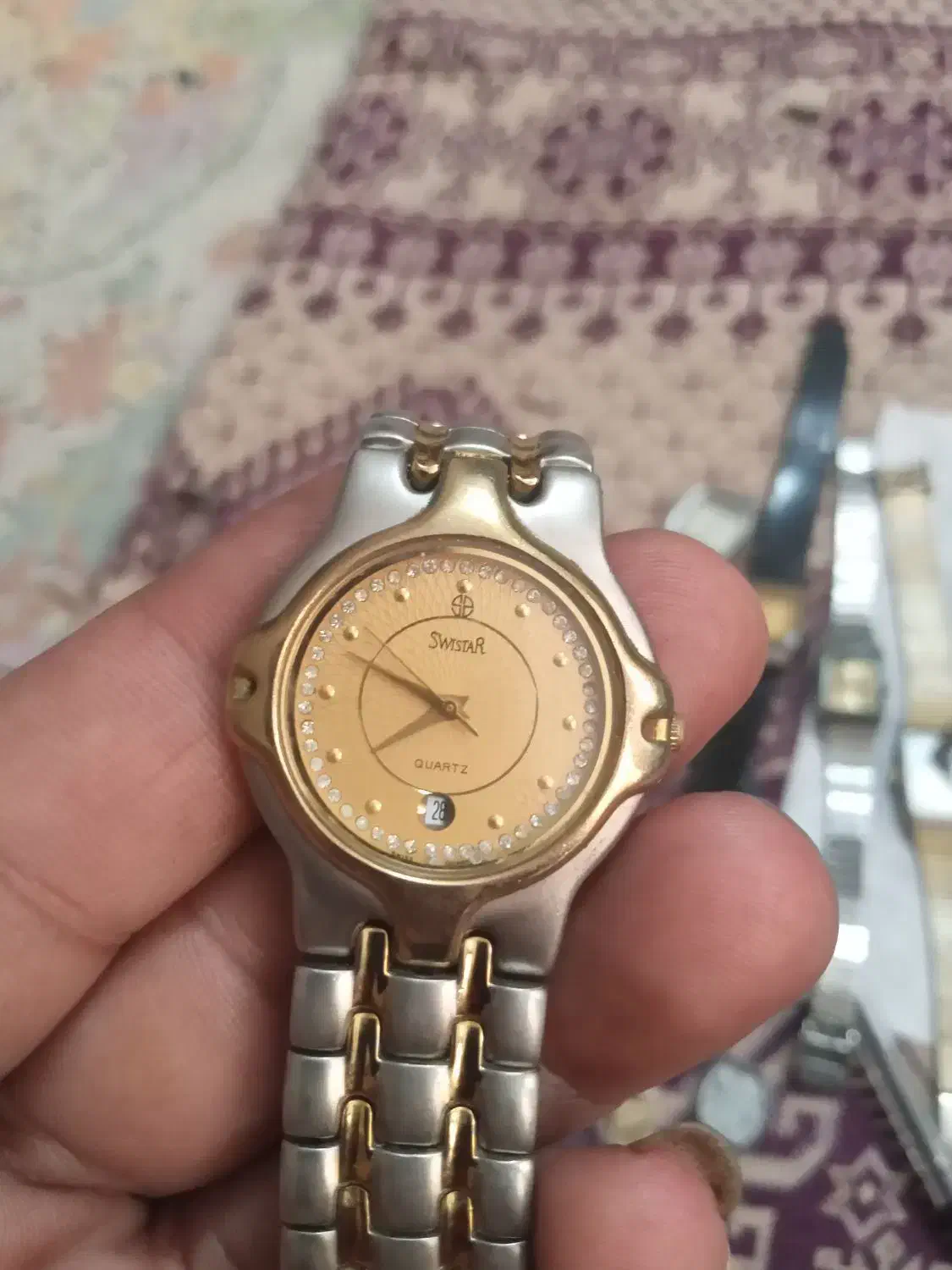 ساعت تری استار سوئیس اصل با آب طلای ۱۸عسار|ساعت|کاشان, شهرک ولیعصر|دیوار