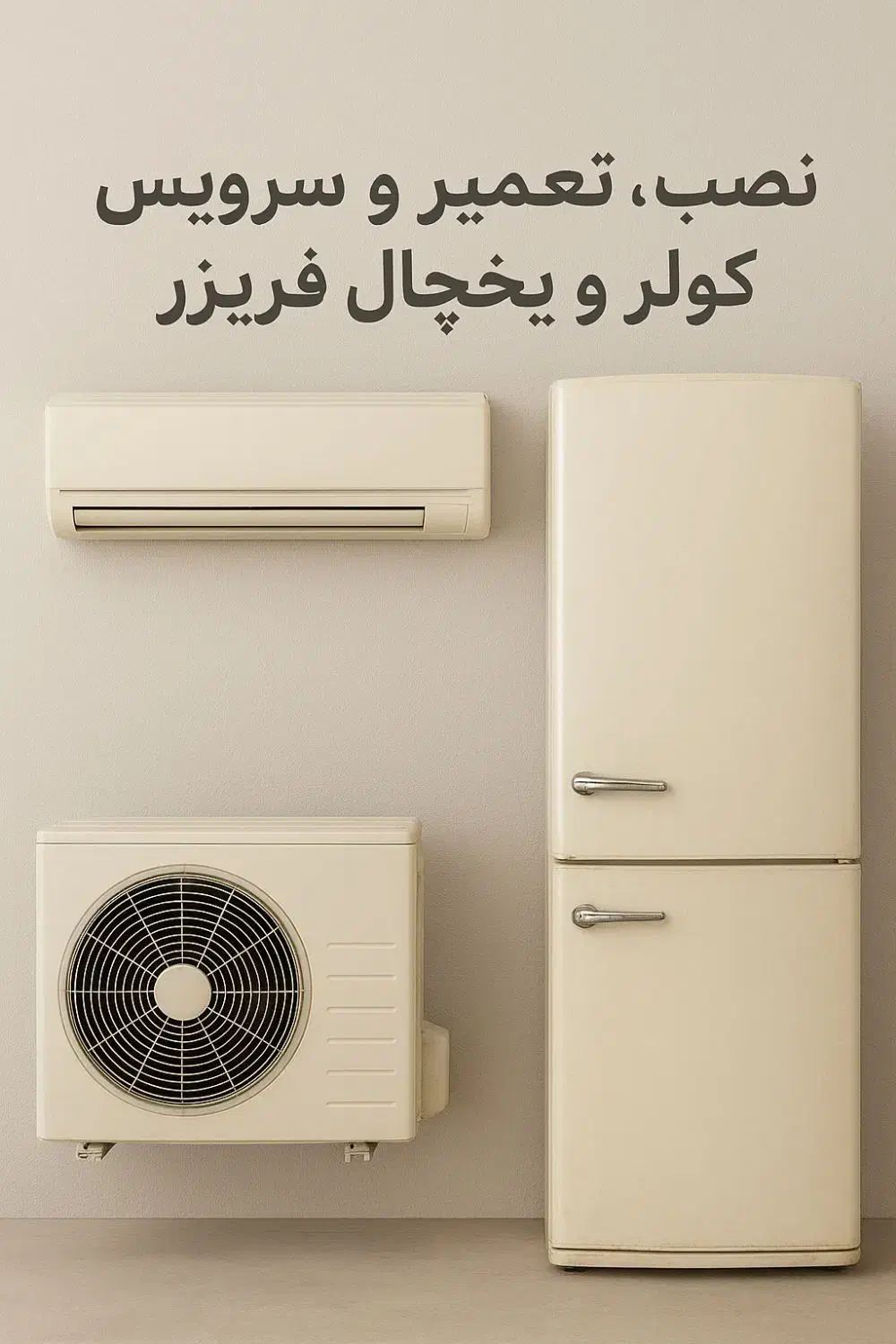 تعمیر،نصب،سرویس،کولر و یخچال فریزر در محل|خدمات پیشه و مهارت|دزفول, |دیوار