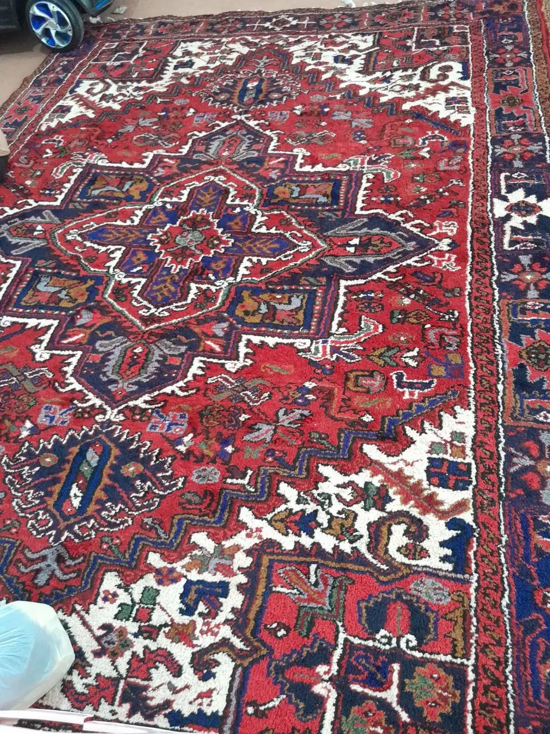 فرش دستباف ۹متری|فرش|باسمنج, |دیوار