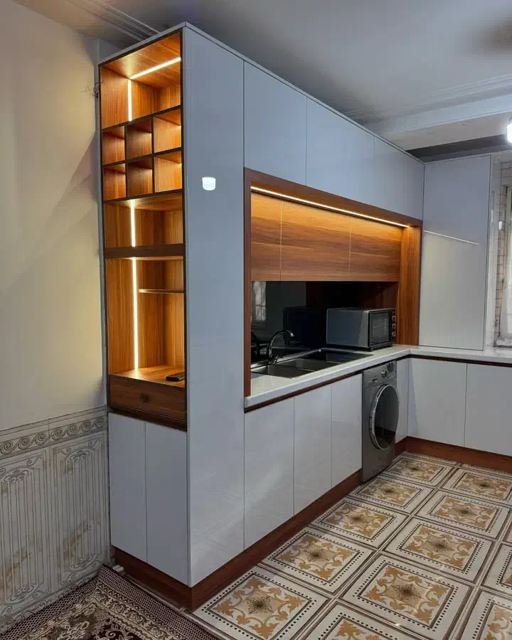 ساخت کابینت MDF با بهترین متریال و قیمت مناسب|خدمات پیشه و مهارت|کهنوج, |دیوار