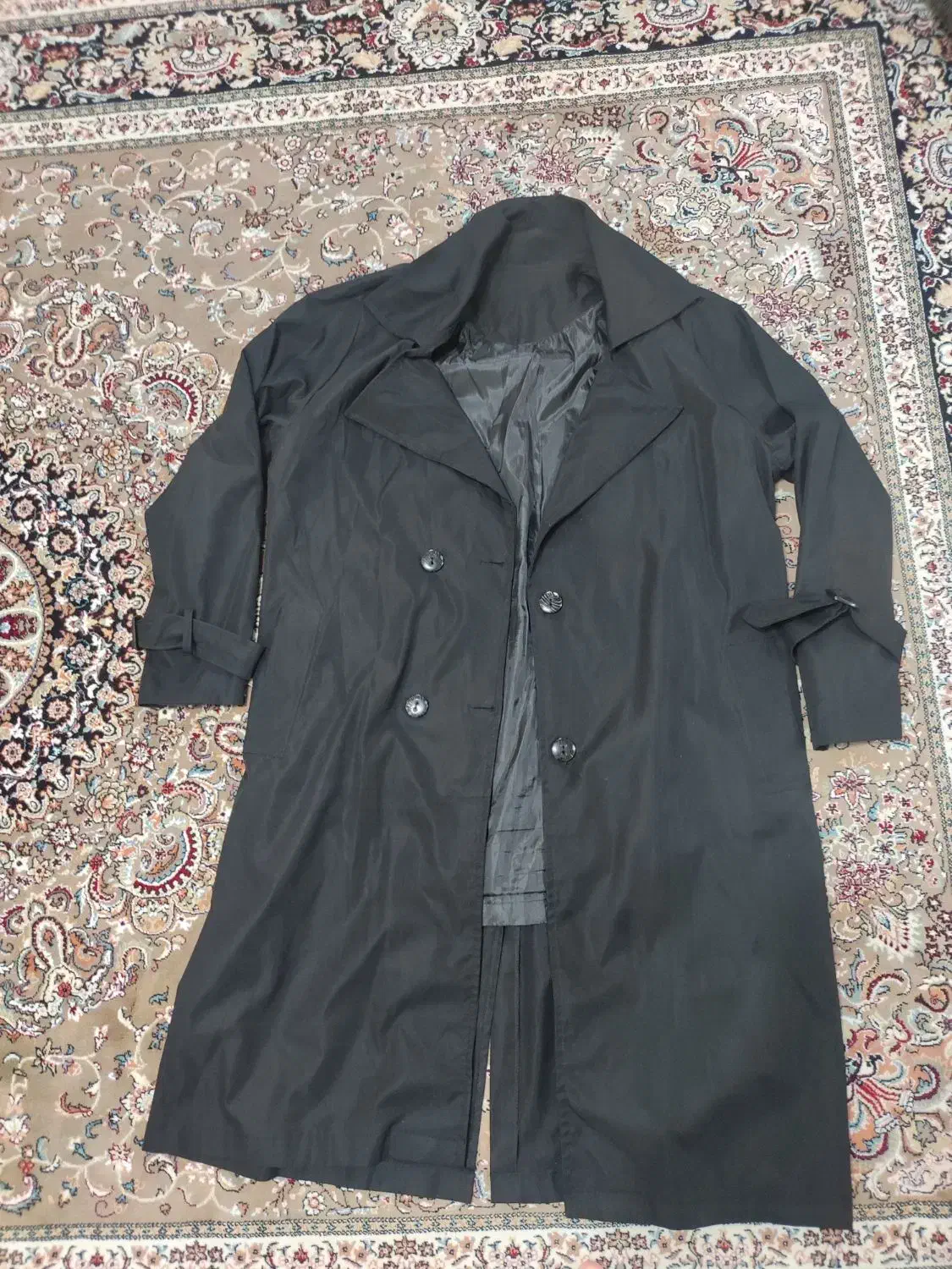 بارانی مشکی زنانه سایز شماره 3|لباس|رشت, قاسمیه|دیوار