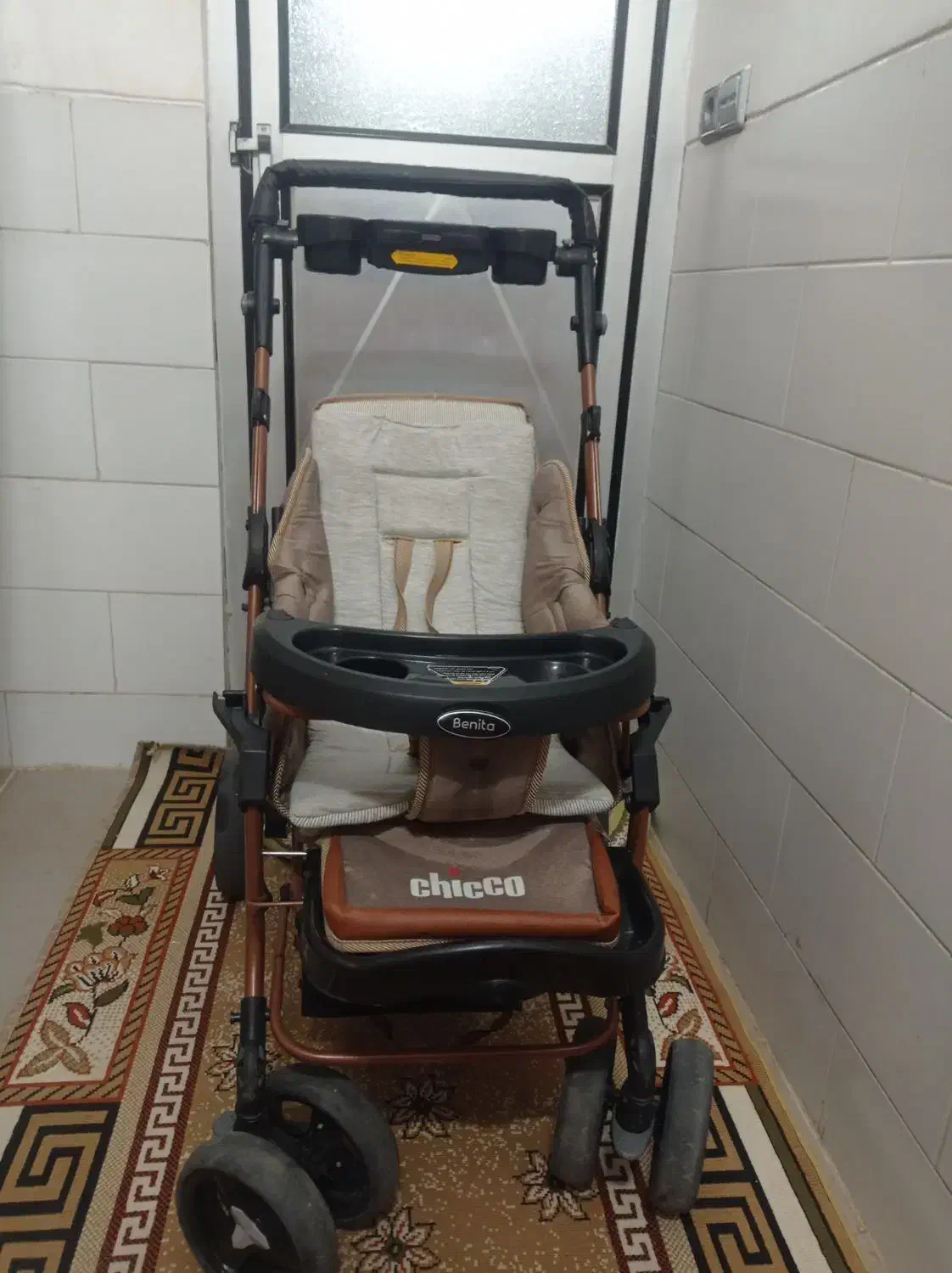 کالسکه چیکو در حد نو|کالسکه و لوازم جانبی|میبد, |دیوار