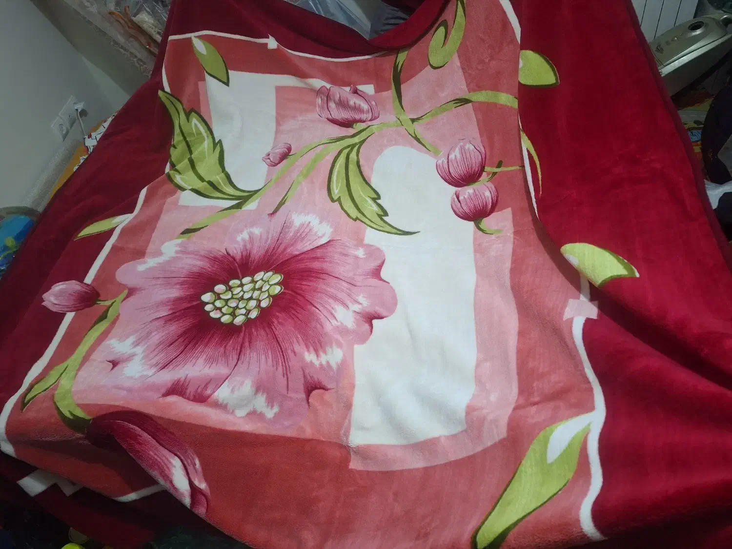 پتوی ۲نفره گلبافت|رختخواب، بالش، پتو|بندر انزلی, امامزاده|دیوار