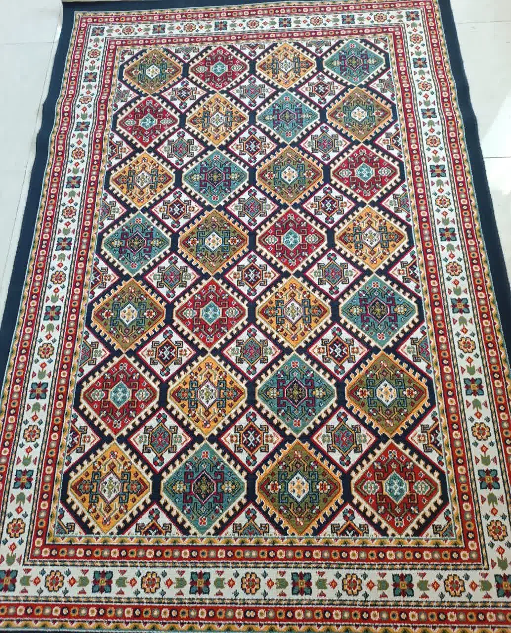 گلیم فرش ۴ متری|گلیم، جاجیم، گبه|ماهدشت, |دیوار