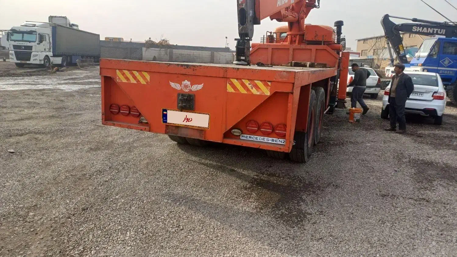 کفی جرثقیل ده چرخ زیر مایلر|خودرو سنگین|مشهد, رباط طرق|دیوار