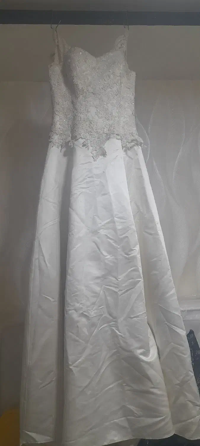 فرو فوری لباس عروس ۳ عدد بایک عدد شنل حجاب عروس،نو|لباس|نجفآباد, ویلاشهر|دیوار