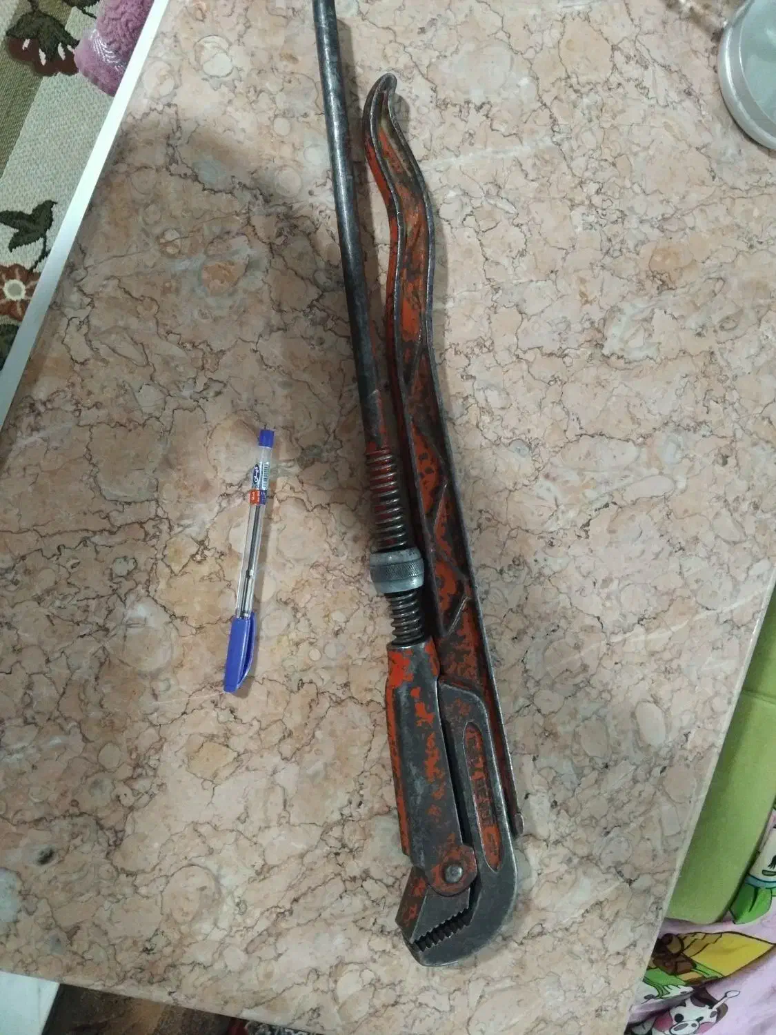 آچار لوله گیر شلاقی دو دسته|ابزارآلات|مشهد, ایثارگران|دیوار