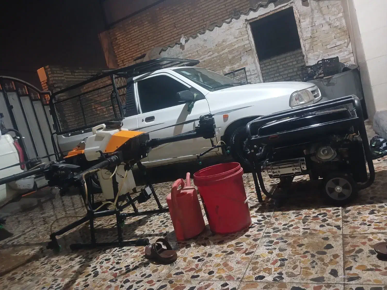 پراید وانت مدل ۱۴۰۱ و پهپاد eftسمپاشی۲۰لیتری|خودرو سواری و وانت|شوش, |دیوار