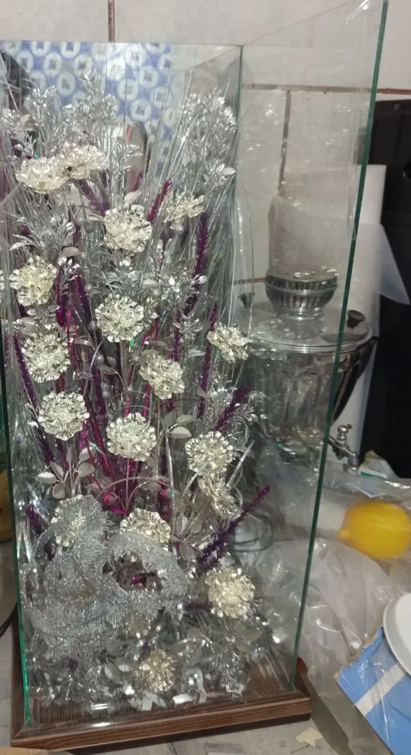 گل ت شیشه|گل مصنوعی|زرند, |دیوار