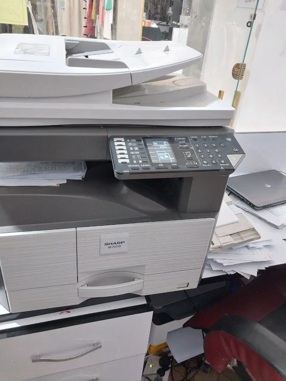 دستگاه سه کاره کپی پرینت اسکن sharp 7024d|پرینتر، اسکنر، کپی، فکس|لردگان, |دیوار