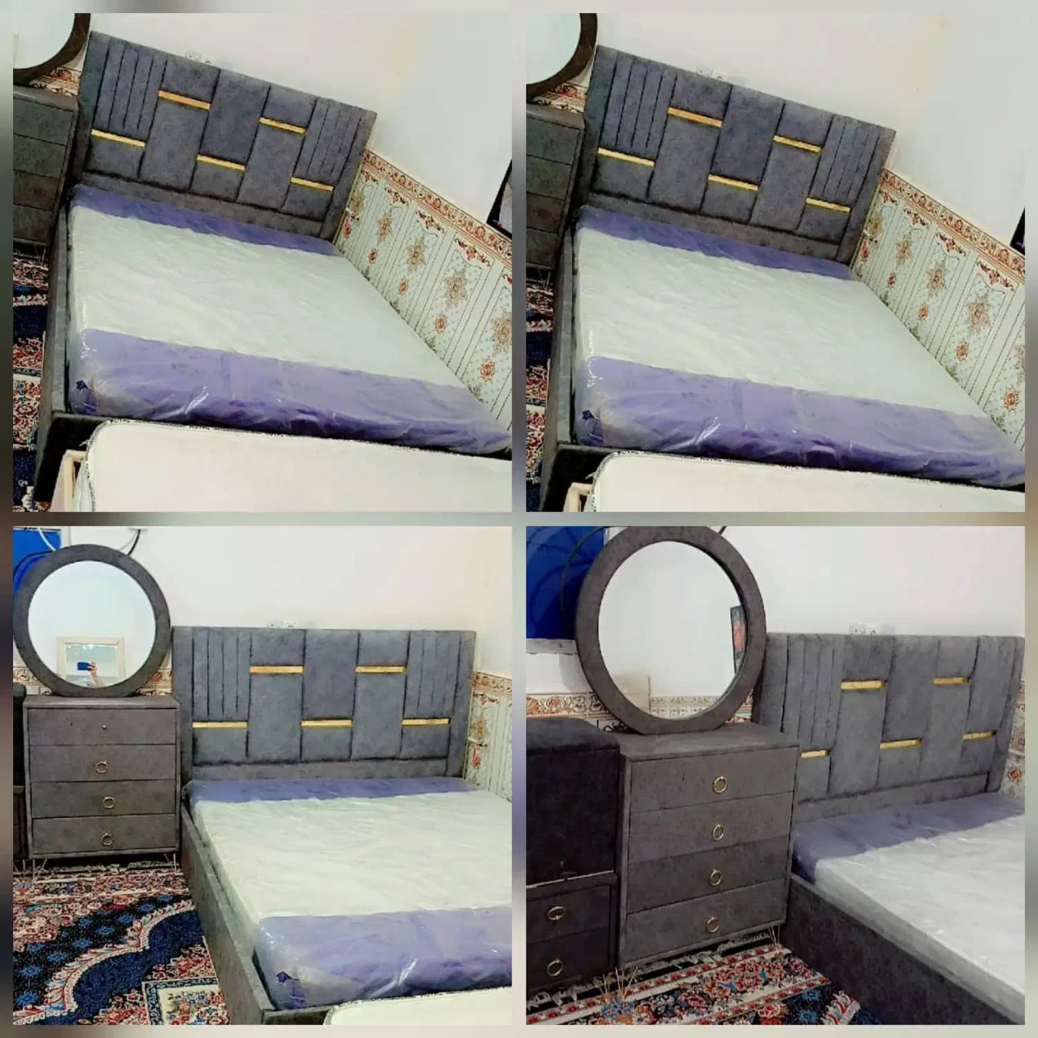 چند مدل تخت خواب|تخت و سرویس خواب|حمیدیه, |دیوار