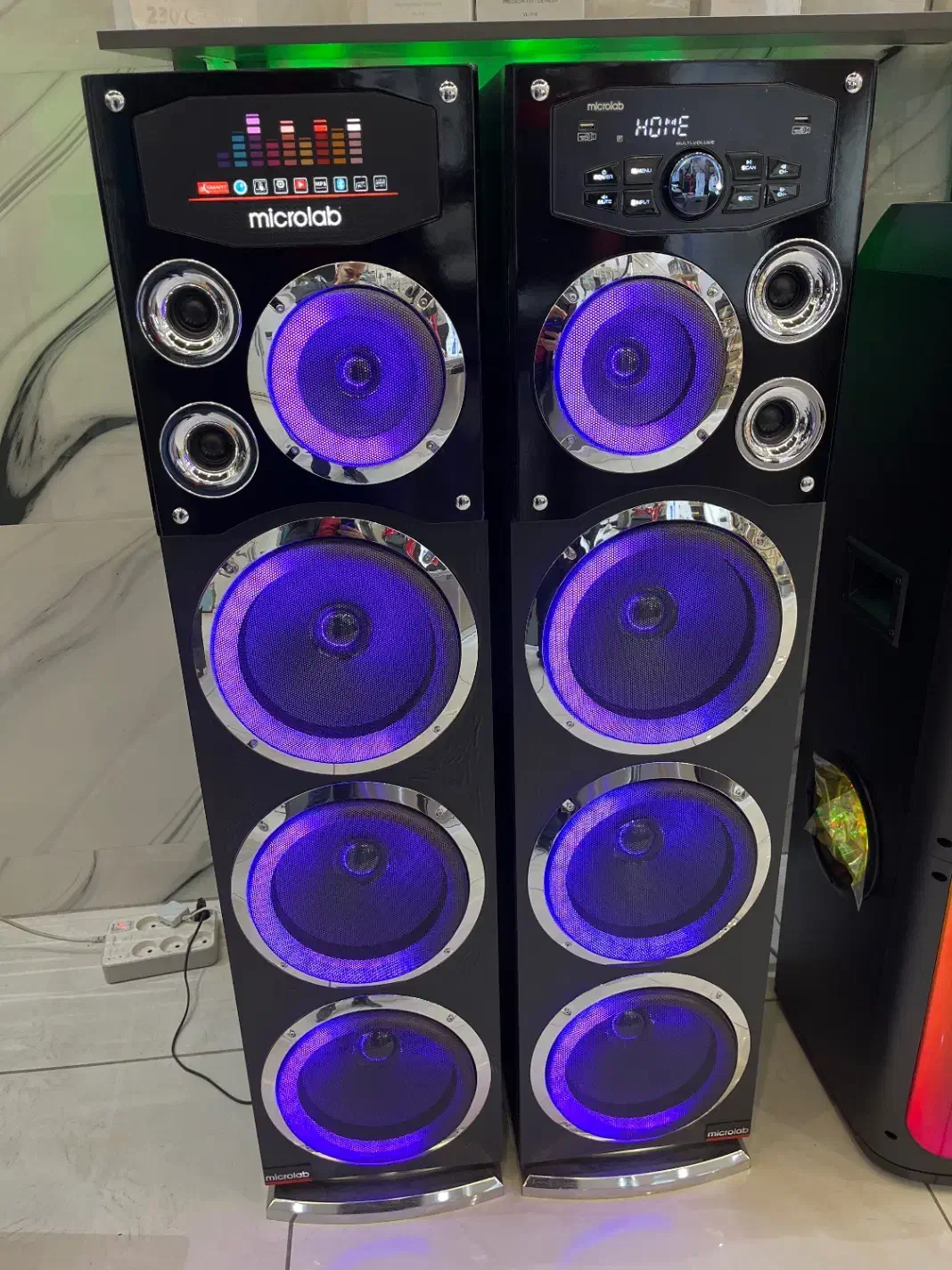 اسپیکر دوقلوی استثنائی میکرولب|سیستم صوتی خانگی|تبریز, |دیوار