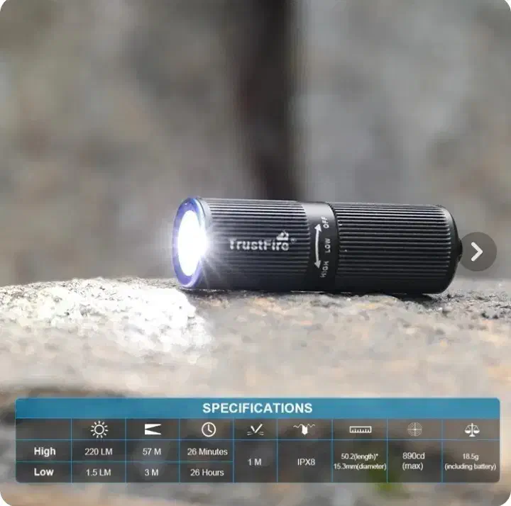 چراغ قوه شارژی تراست فایر آلمان|کوهنوردی و کمپینگ|بجنورد, |دیوار