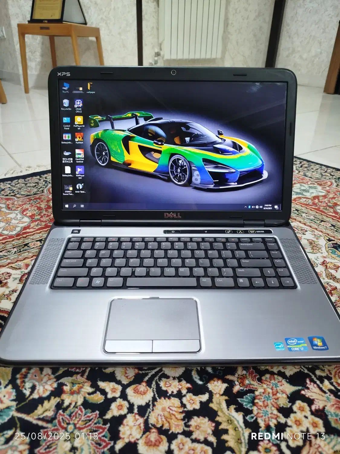 لپتاپ قدرتمند و گرافیک دار هشت هسته ای dell xps|رایانه همراه|شیراز, تحویلی|دیوار