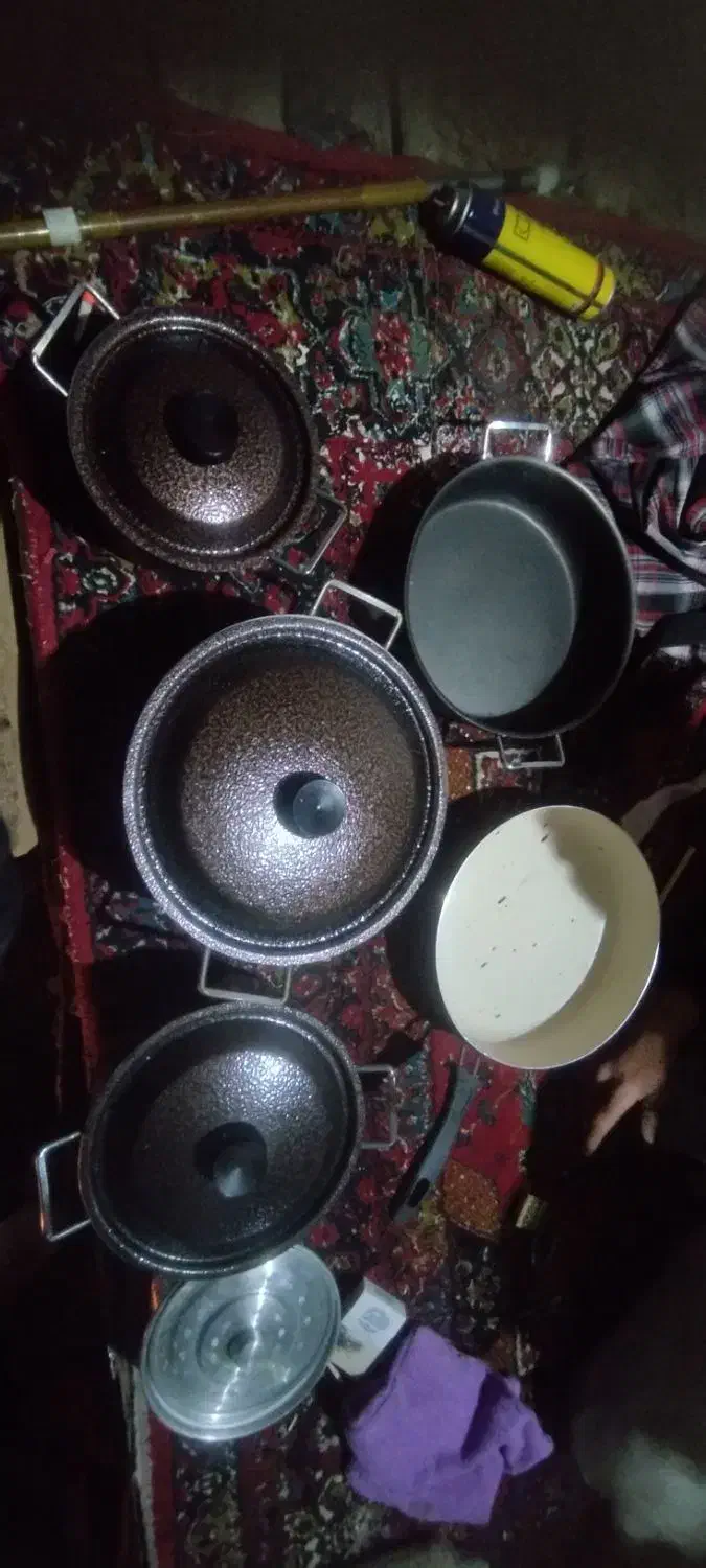 دست کامل دیگ وقابلمه نو|ظروف پختوپز|لاهیجان, طالقانی|دیوار