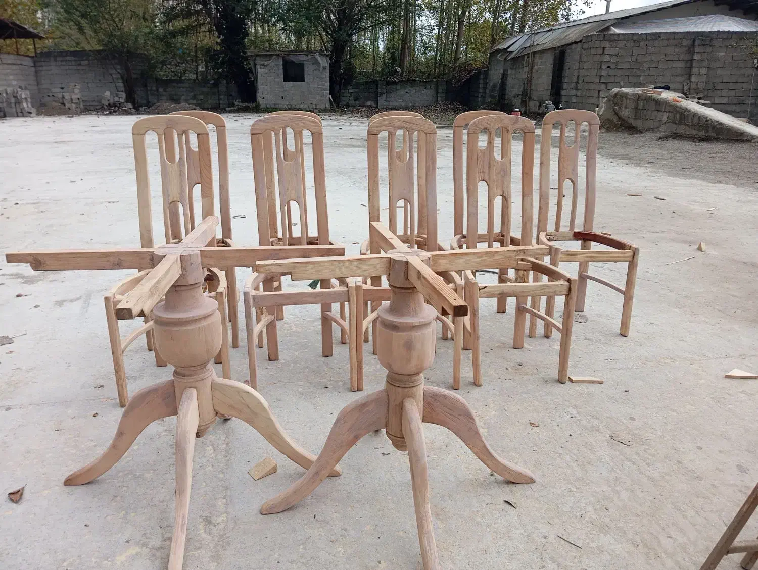 کارگاه رنگ کاری مبلمان|مبلمان خانگی و میز عسلی|رشت, دیلمان|دیوار