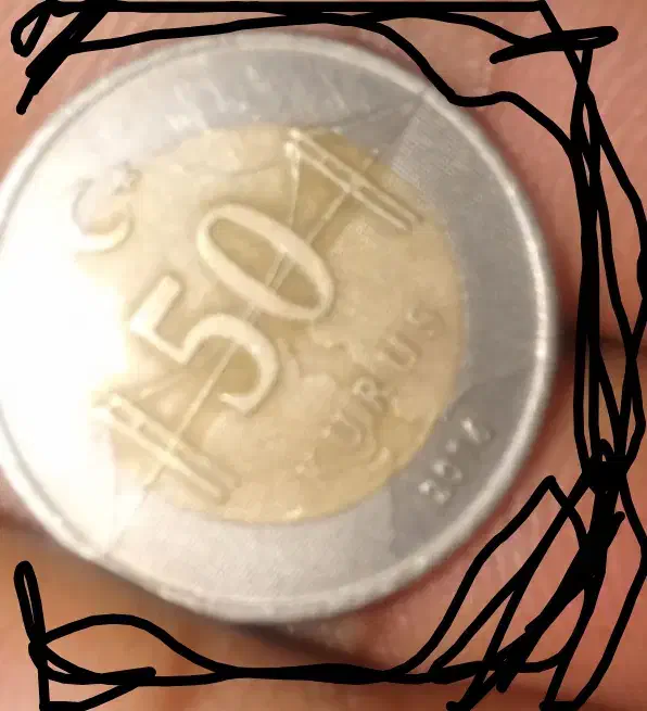 سکه 50کروش ترکیه|کلکسیون سکه، تمبر، اسکناس|گنبد کاووس, |دیوار