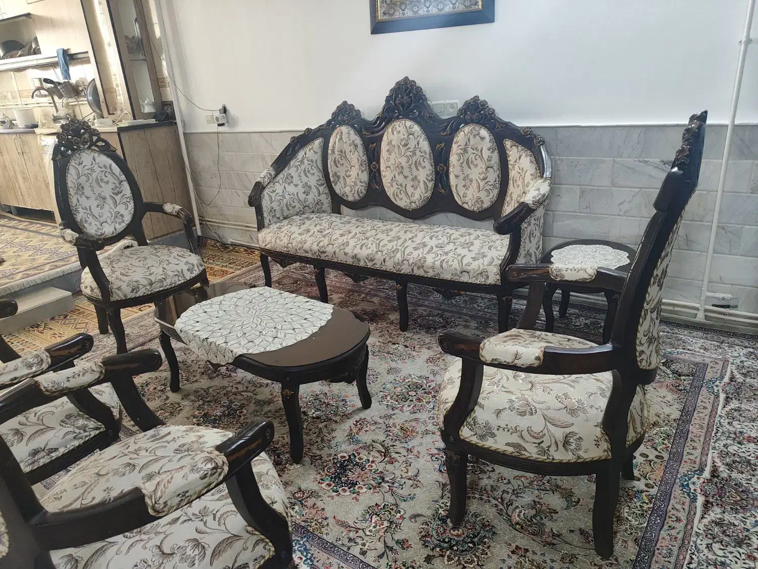 مبل هفت نفره|مبلمان خانگی و میز عسلی|ساوه, |دیوار