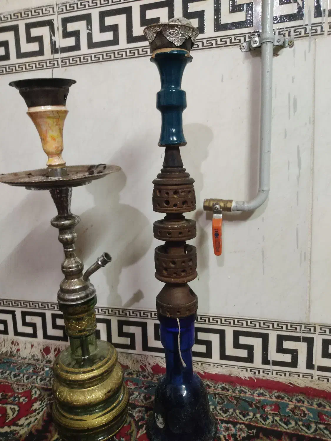 قلیان تنه برنجی|کلکسیون و سرگرمی|آزادشهر, |دیوار