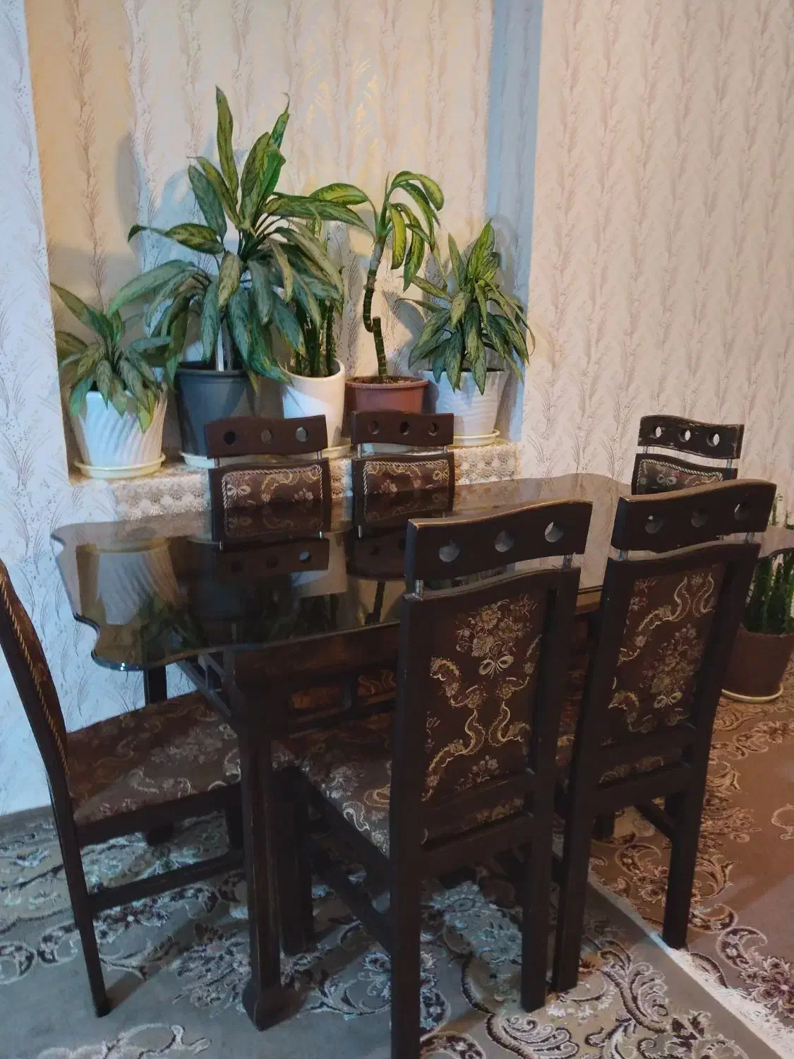 ناهارخوری ۶ نفره|میز و صندلی غذاخوری|ملایر, |دیوار