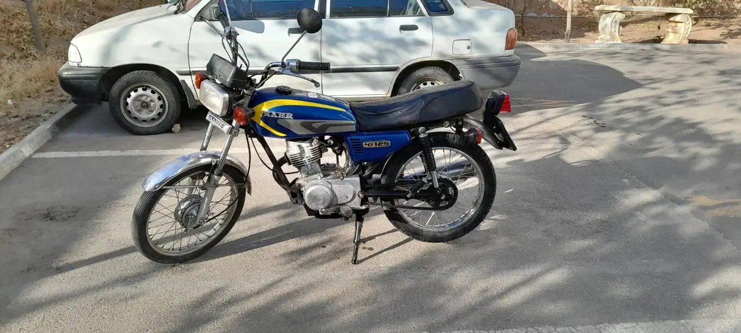 هوندا125مزایده به رنگ آبی کاملا سالم|موتورسیکلت|پردیس, فاز ۱۱|دیوار
