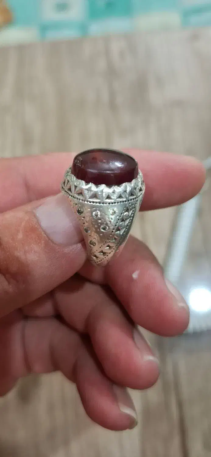 انگشتر نقره عقیق یمن اصلی|جواهرات|اسلام‌شهر, شهرک مفیدی|دیوار