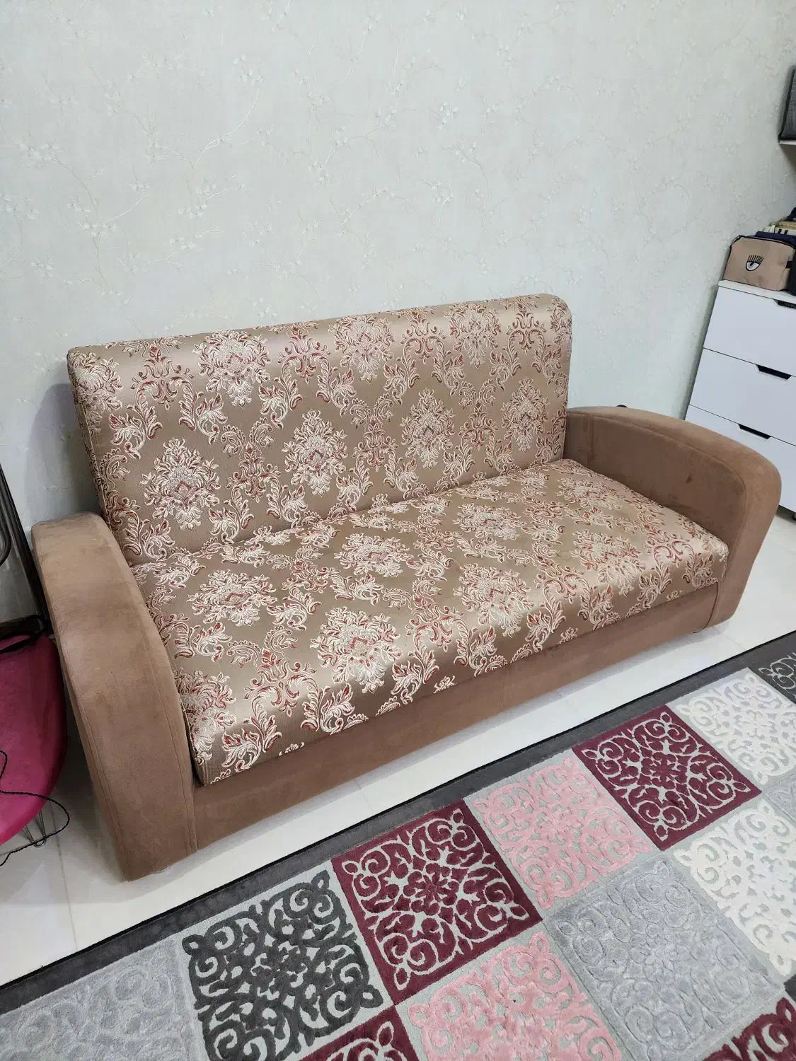 کاناپه کلاف فلزی با روکش پارچه ترک|مبلمان خانگی و میز عسلی|مشهد, جاهد شهر|دیوار