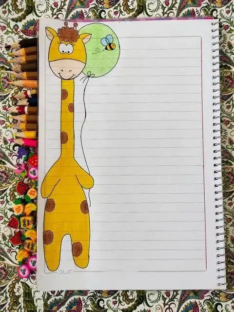 قبول سفارش طراحی دفتر مشق|تابلو، نقاشی، عکس|اسفراین, |دیوار