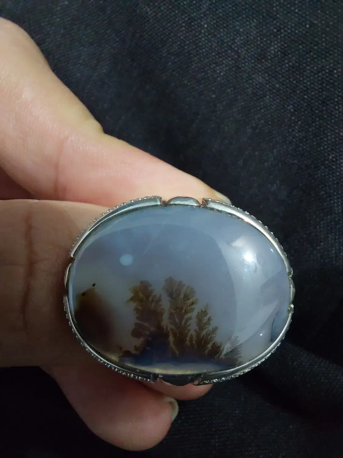 انگشتر نقره شجر|جواهرات|سنندج, |دیوار