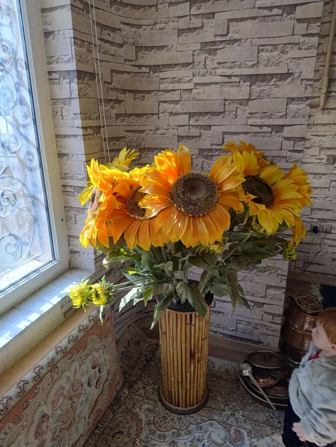 گل آفتابگردون|گل مصنوعی|کرمانشاه, |دیوار