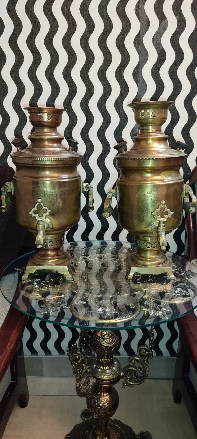 سماور زغالی|کلکسیون اشیاء عتیقه|اراک, |دیوار