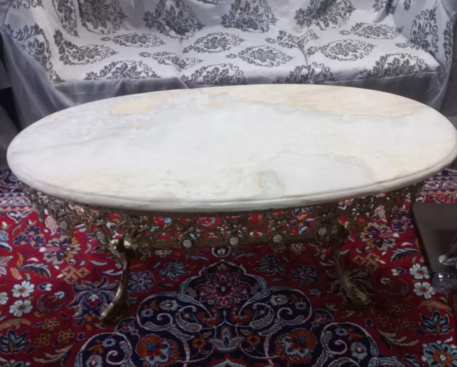 میز جلو مبلی برنز|مبلمان خانگی و میز عسلی|قم, هنرستان|دیوار