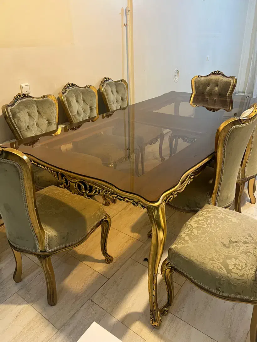 میز ناهار خوری ۸ نفره|میز و صندلی غذاخوری|تبریز, |دیوار