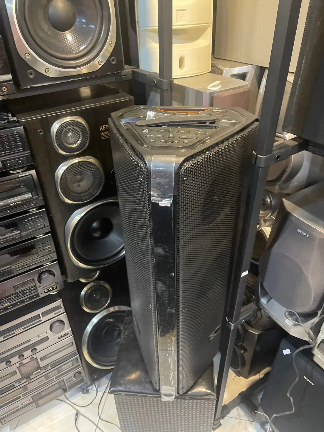 پارتی باکس دو طرفه شیش تا باند حرفه ای|سیستم صوتی خانگی|تهران, مدائن|دیوار