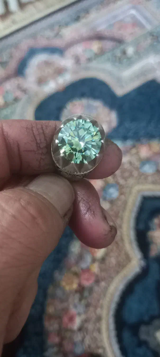 انگشتر موزانایت|جواهرات|قم, شاه ابراهیم|دیوار