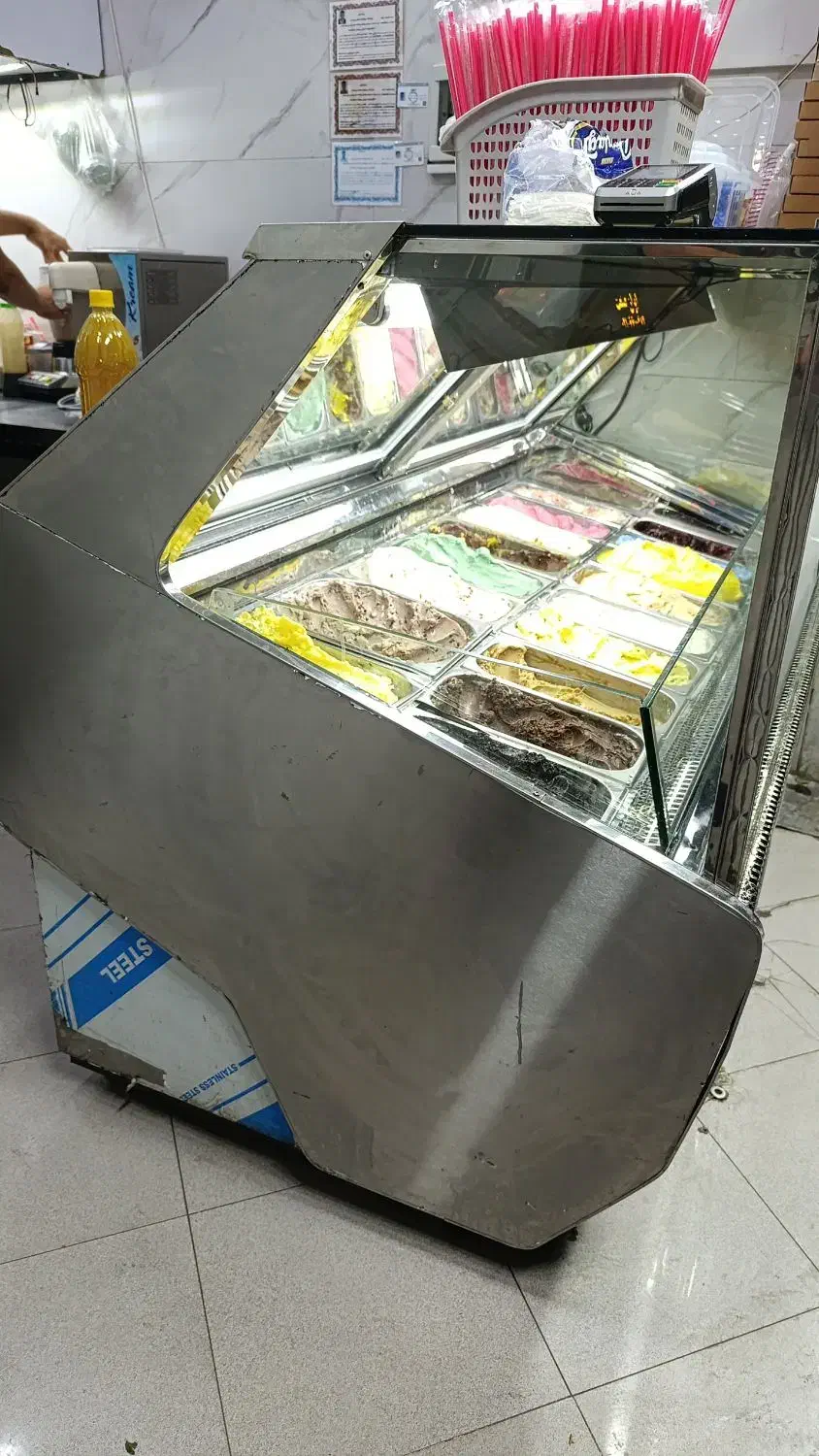 تاپینگ بستنی 18لگنه ایران صنعت|فروشگاه و مغازه|رودهن, |دیوار