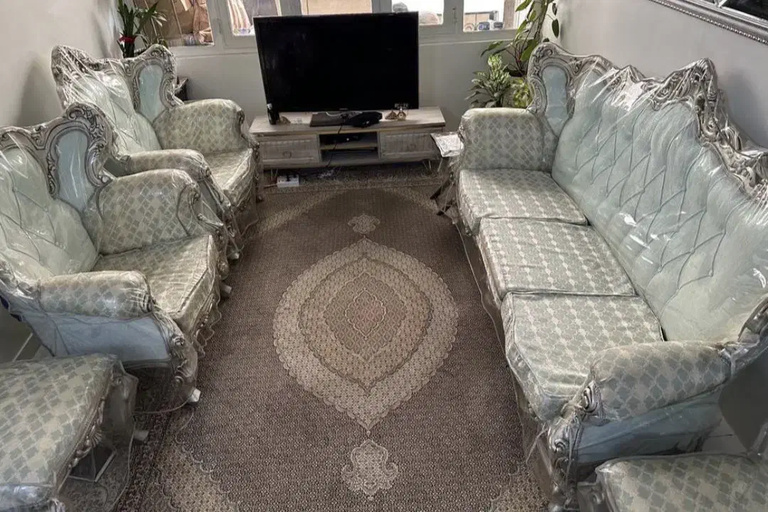 مبل استیل ۷ نفره|مبلمان خانگی و میز عسلی|تهران, باغ خزانه|دیوار