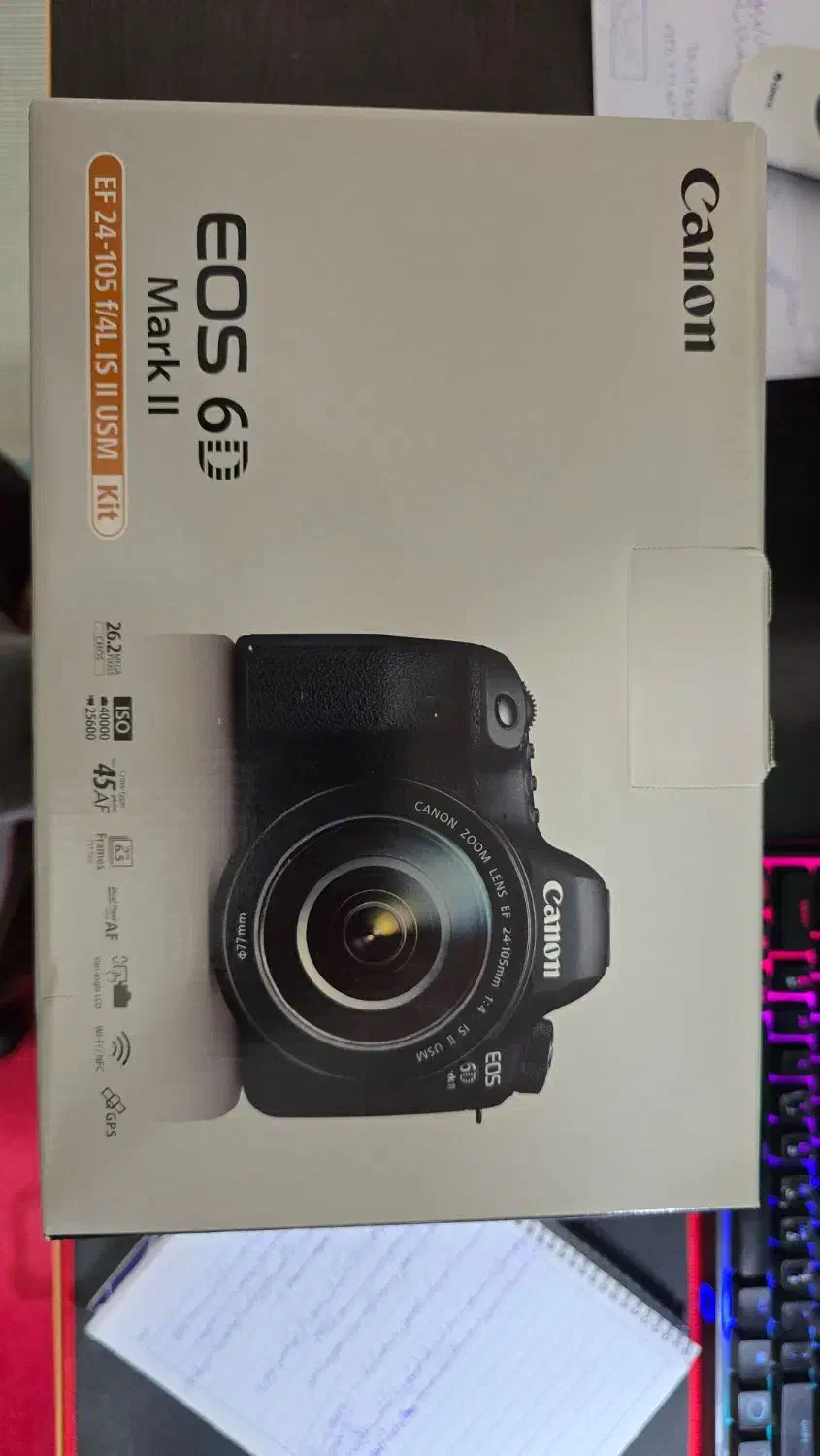 دوربین عکاسی canon 6D mark2 + lens 24-105|دوربین عکاسی و فیلم‌برداری|زاهدان, |دیوار