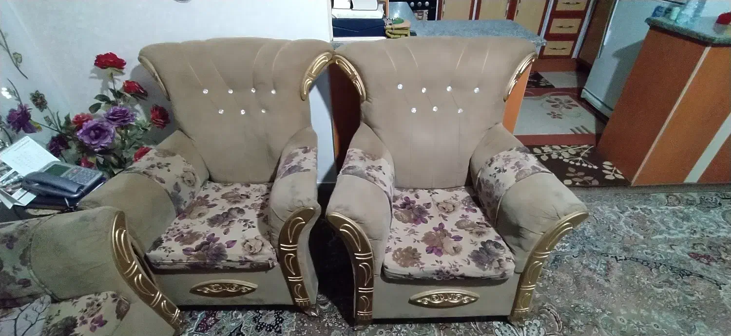 مبل ۷نفره|مبلمان خانگی و میز عسلی|سمنان, |دیوار