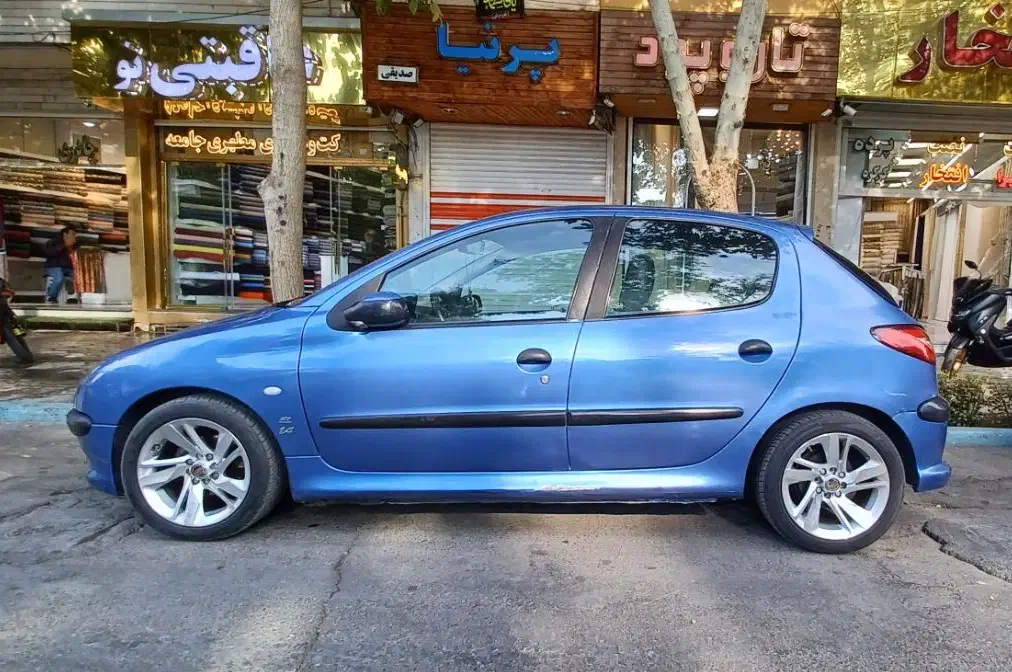 206 مدل 91 تیپ 2 آبی (فرانسوی)|خودرو سواری و وانت|اصفهان, شهشهان|دیوار