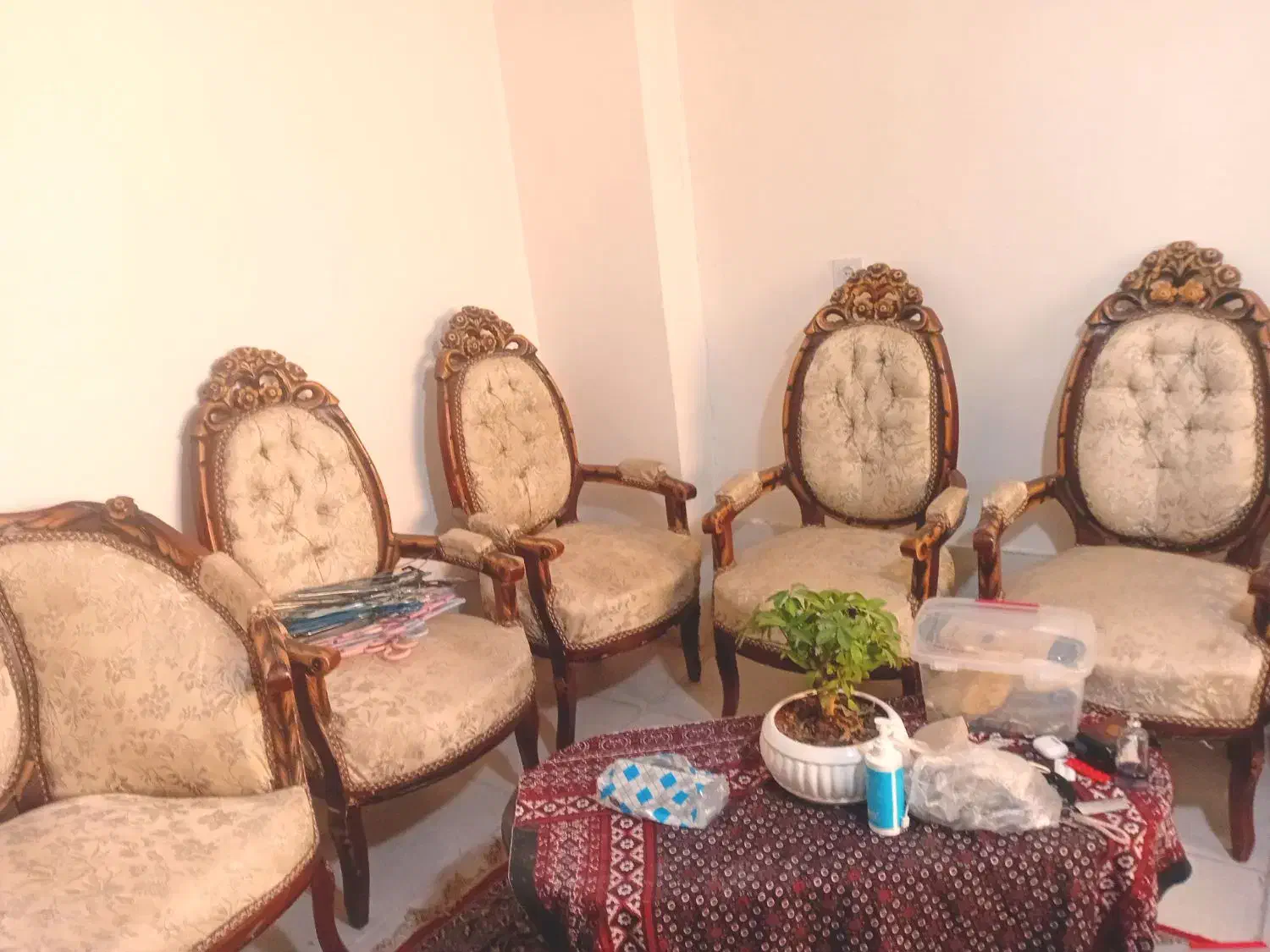 مبل دسته دو در حد نو|مبلمان خانگی و میز عسلی|شیراز, شریفآباد|دیوار