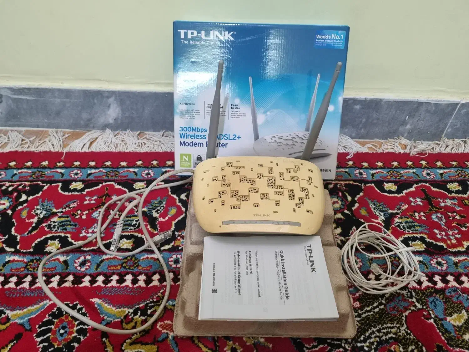 وای فای دو شاخ ADSL2 PLUS مدل TD-W8961N|مودم و تجهیزات شبکه|لنگرود, |دیوار