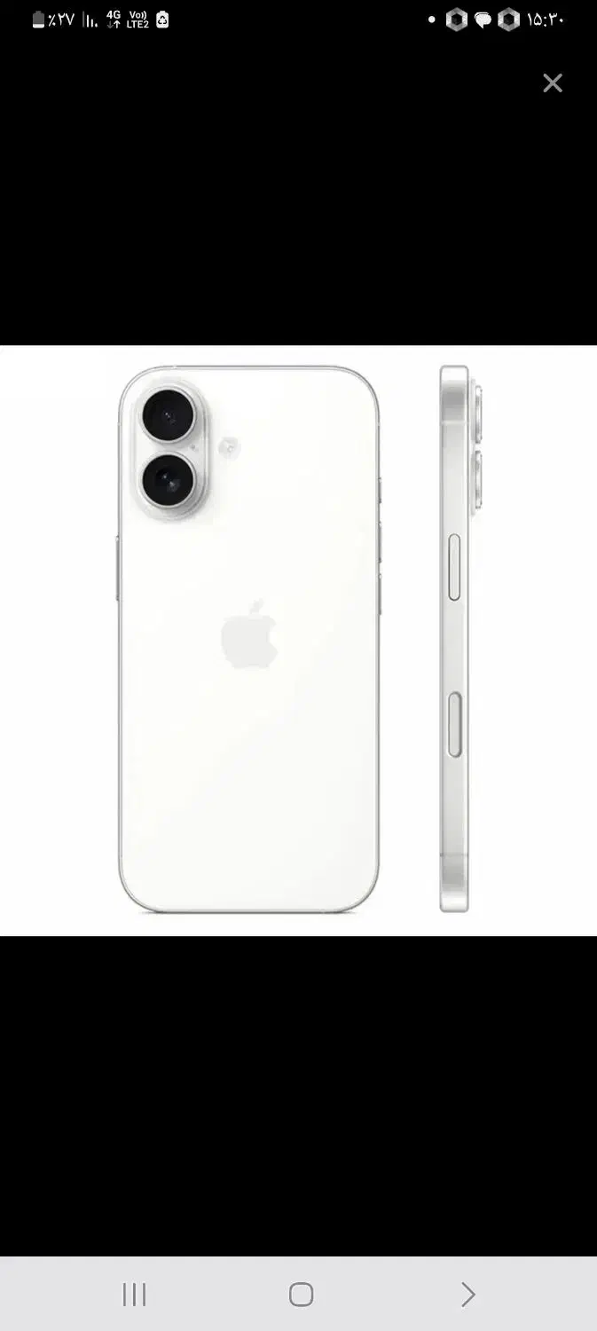 آیفون ۱۷ نرمال سفید ۲۵۶ آکبند|موبایل|تهران, اکباتان|دیوار