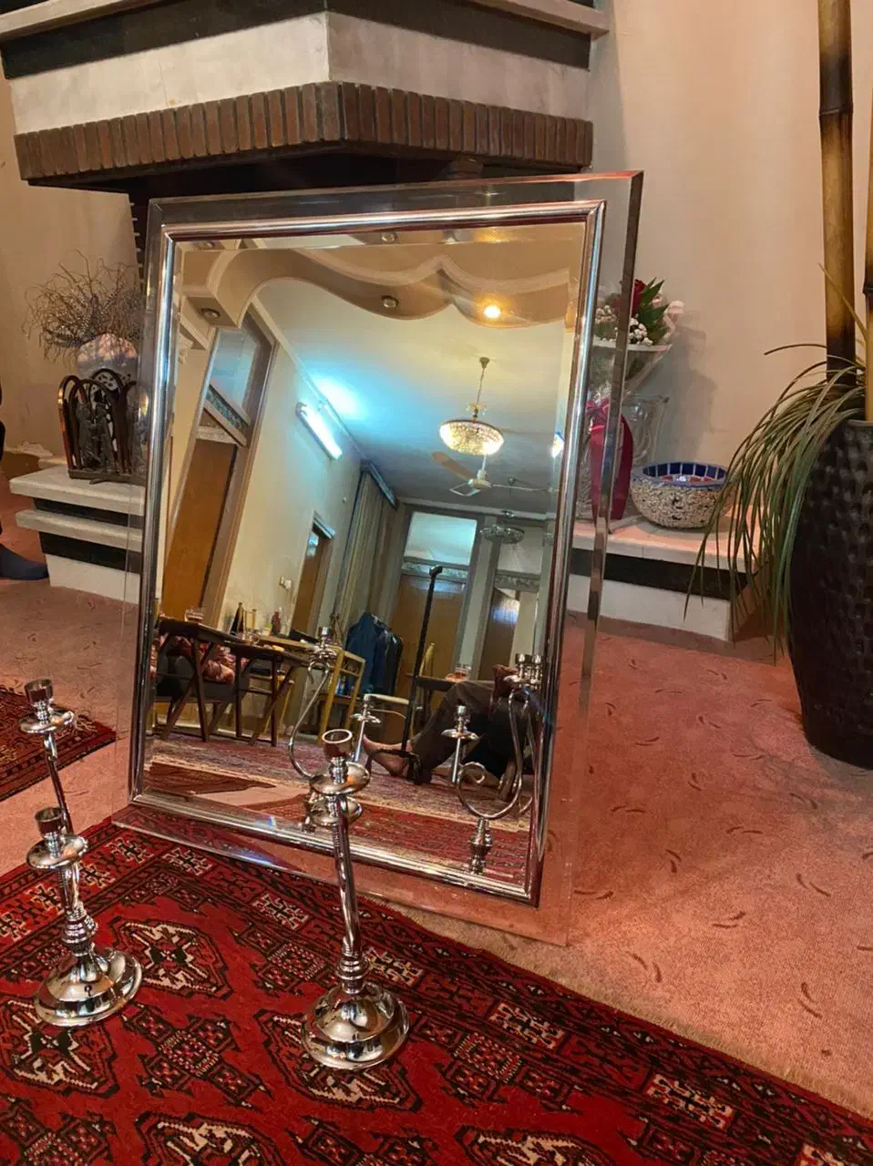 ایینه وشمعدونی کلاسیک|آینه|گرگان, |دیوار