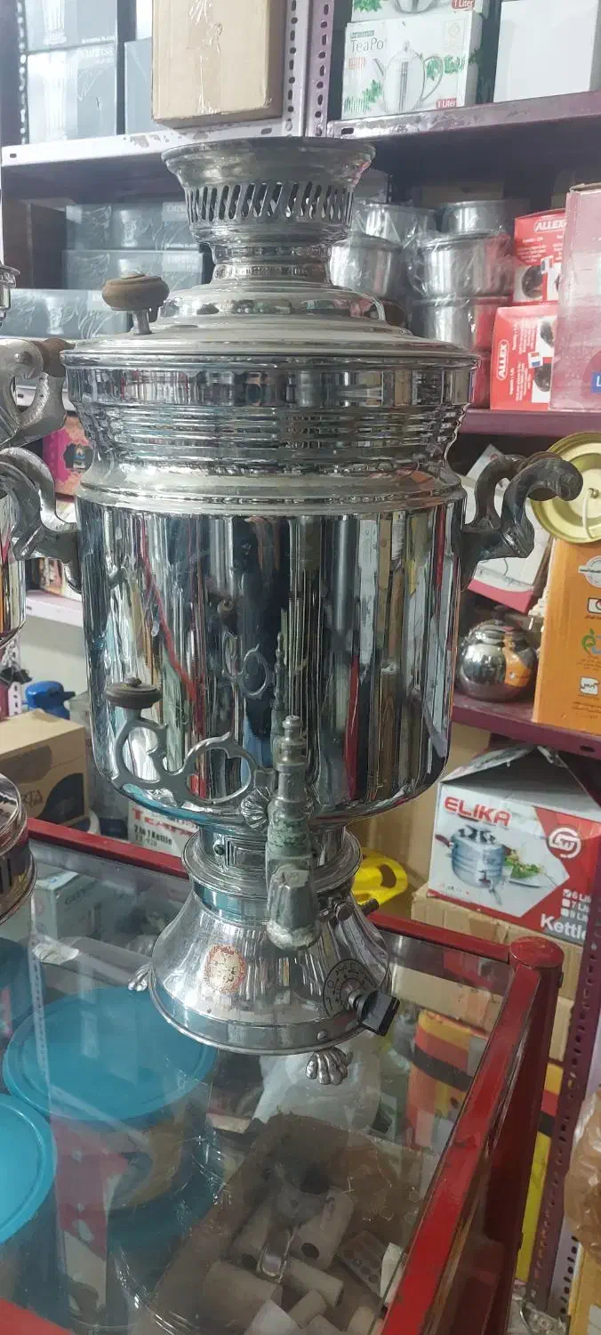 سماور گازی سالم تمیز|سماور، چای‌ساز، قهوه‌ساز|تهران, تولید دارو|دیوار