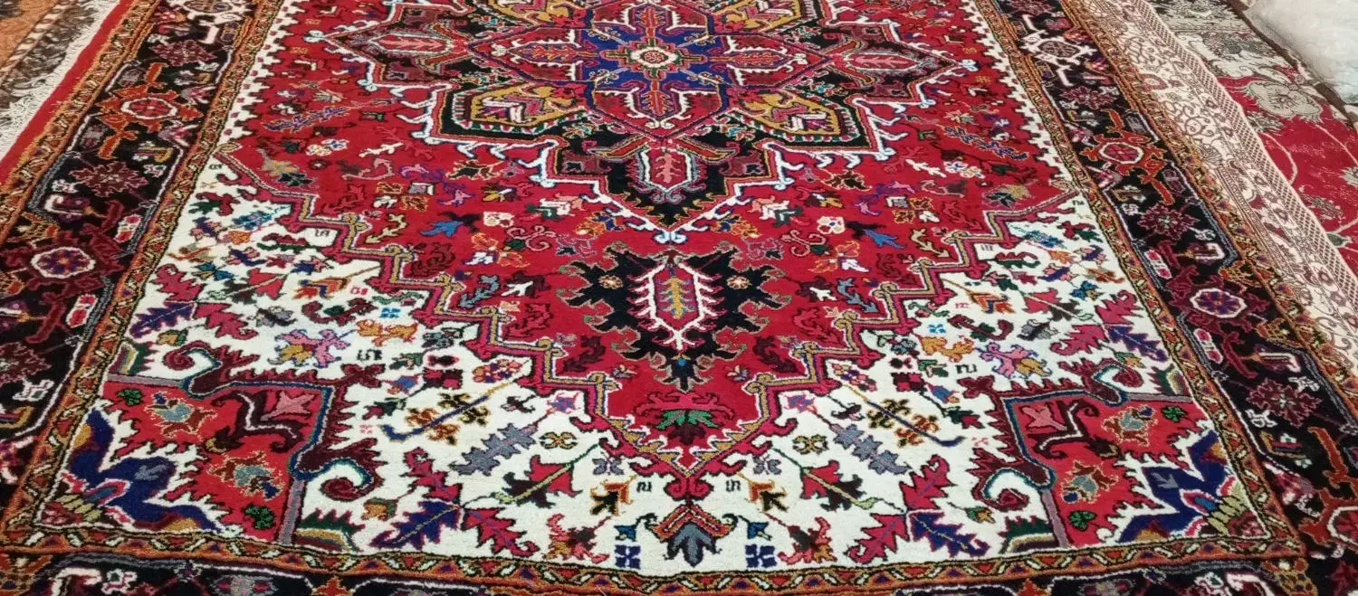 یه عدد فرش دستبافت ۹متری مهربان|فرش|هریس, |دیوار