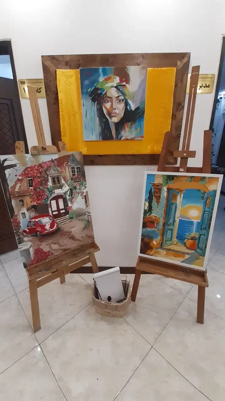 آموزش نقاشی طراحی سیاه قلم مدادرنگی آبرنگ|خدمات آموزشی|قم, باجک یک|دیوار