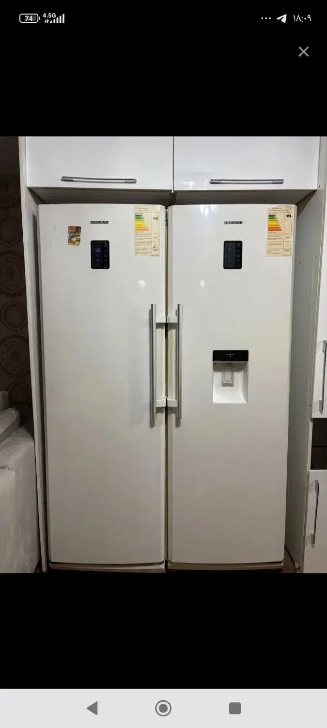 یخچال فریزر دوقولو سامسونگ اصل|یخچال و فریزر|بوشهر, |دیوار