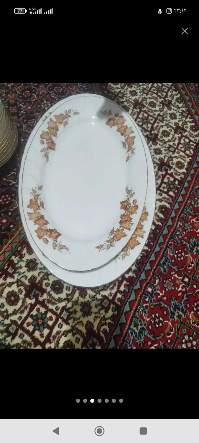 چینی زرین گل پاییزی|ظروف سرو و پذیرایی|اشتهارد, |دیوار